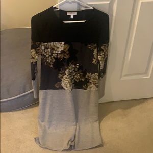Boutique brand light sweater dress NWOT. Runs long